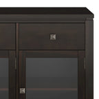 BUFFET en ACAJOU MASSIF de style contemporain – 137 cm de large
