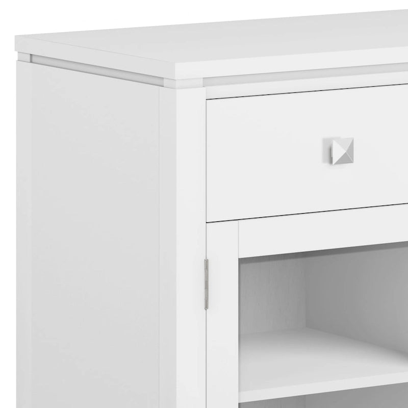 BUFFET en ACAJOU MASSIF de style contemporain – 137 cm de large
