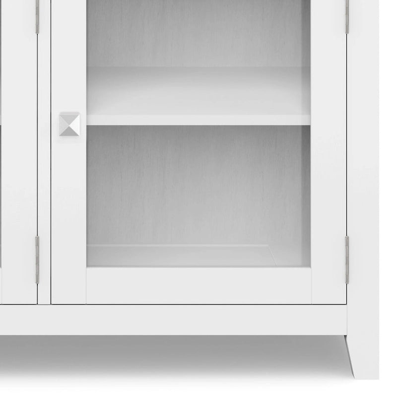 BUFFET en ACAJOU MASSIF de style contemporain – 137 cm de large