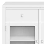 BUFFET en ACAJOU MASSIF de style contemporain – 137 cm de large