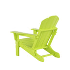 Polytrends Laguna Hdpe All Weather Outdoor Patio Foldable Adirondack Chairs (Set Of 8)
