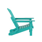 Polytrends Laguna Hdpe All Weather Outdoor Patio Foldable Adirondack Chairs (Set Of 8)