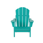 Polytrends Laguna Hdpe All Weather Outdoor Patio Foldable Adirondack Chairs (Set Of 8)