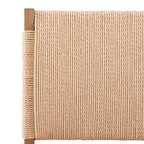 Chaise de salle à manger pliable en bois et corde (lot de 2)