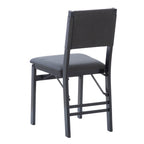 Chaise de salle à manger pliable en bois et corde (lot de 2)