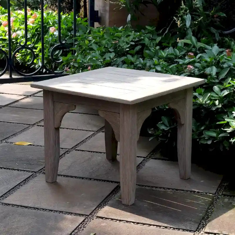 Cambridge Casual Leon 3-piece Teak Patio Chat Set with Cushion