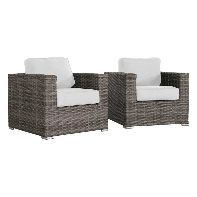 Chaise de terrasse de club de qualité complexe avec coussins Sunbrella