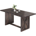 Table de salle à manger de cuisine de ferme de 180 cm pour 6 à 8 personnes