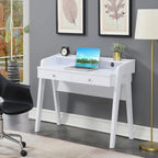 Bureau de luxe à 2 tiroirs avec étagère