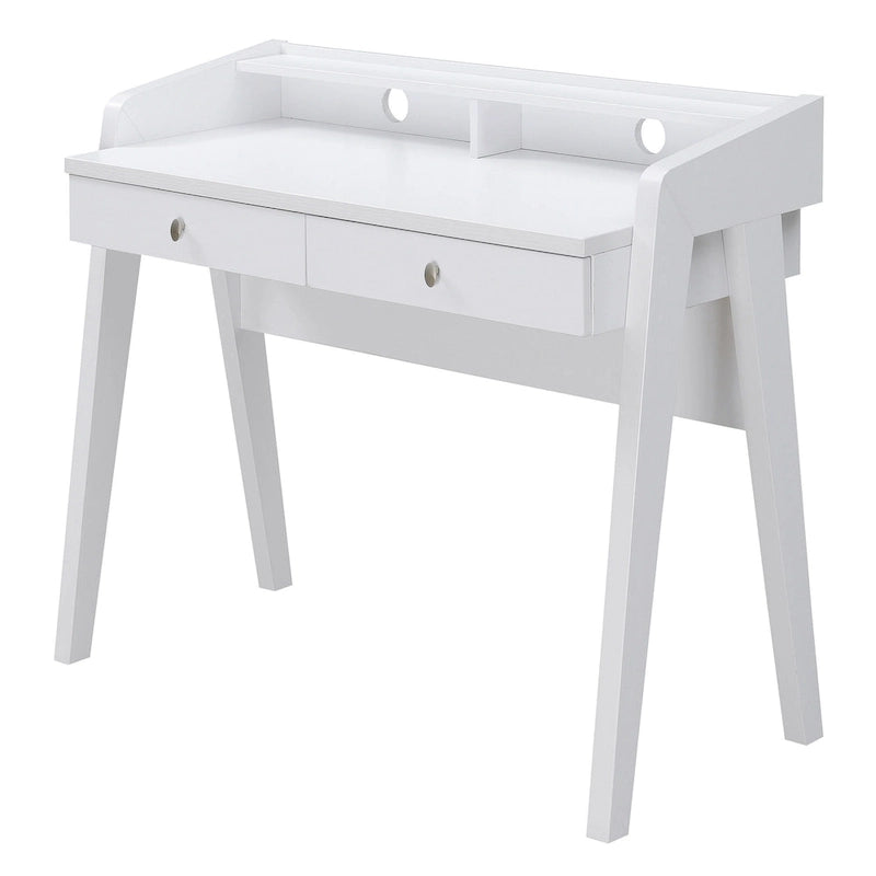 Bureau de luxe à 2 tiroirs avec étagère