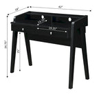 Bureau de luxe à 2 tiroirs avec étagère