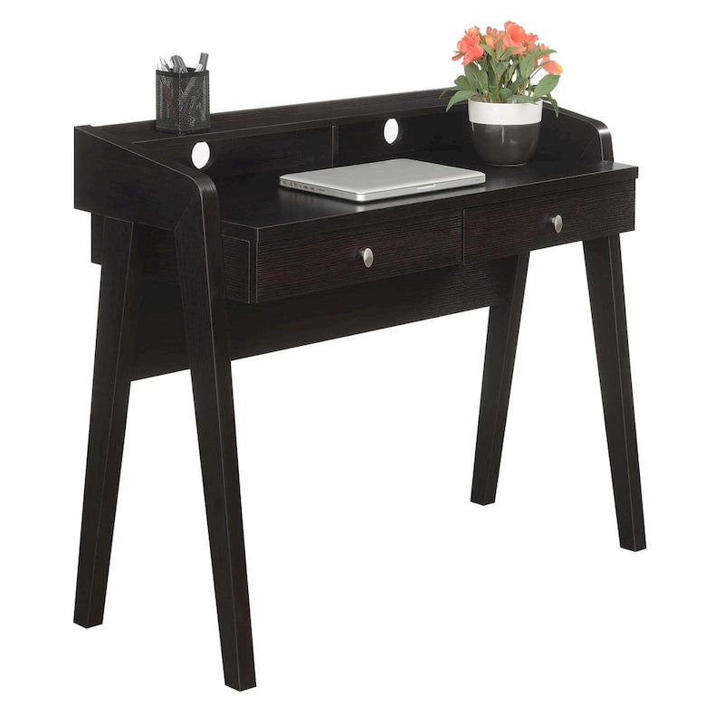 Bureau de luxe à 2 tiroirs avec étagère