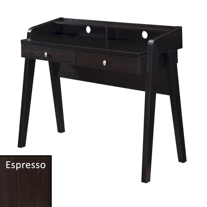 Bureau de luxe à 2 tiroirs avec étagère