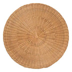 Table d'appoint en rotin festonné Bali & Pari Palm Bohemian Honey