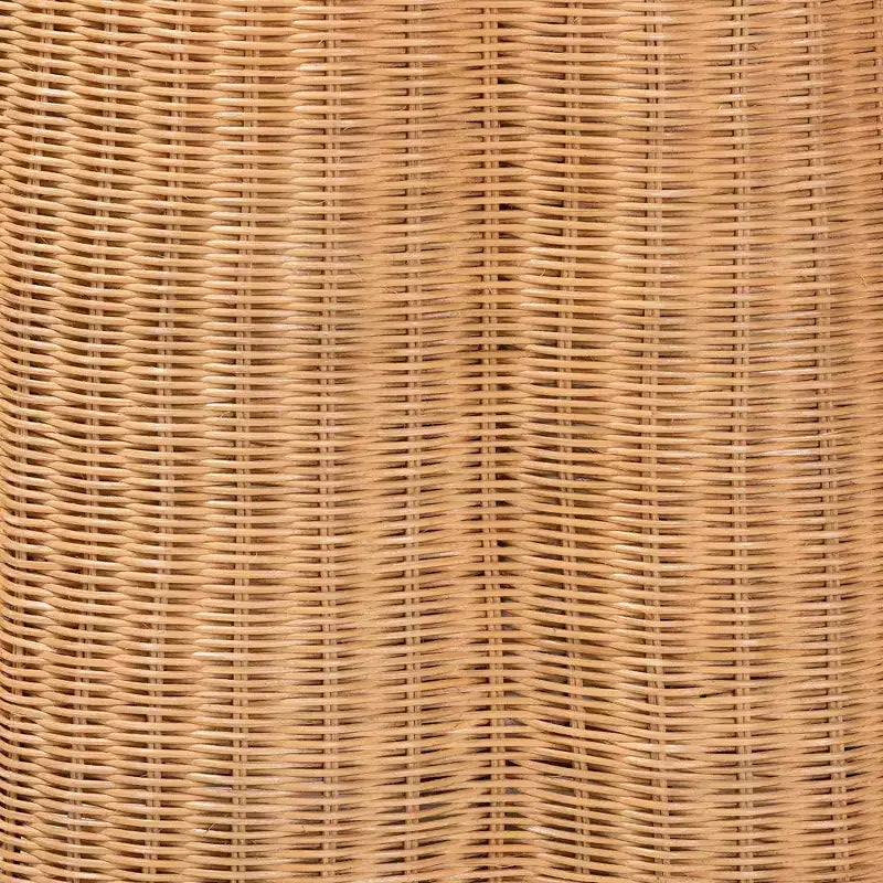 Table d'appoint en rotin festonné Bali & Pari Palm Bohemian Honey