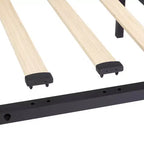 Cadre de lit plateforme rembourré VECELO avec chargement USB