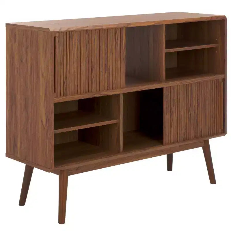 Meuble TV Javante à porte coulissante - MED9626 - Noyer - Safavieh