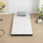 Matelas pliant de 7,6 cm FDW, surmatelas en mousse à mémoire de forme à trois volets, surmatelas pliant avec housse lavable pour le camping
