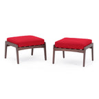 Ensemble de 5 pièces pour salon de jardin Vaughn avec fauteuil de club et ottoman Sunbrella