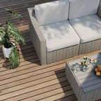 7 Piece Patio Sectional Conversation Set