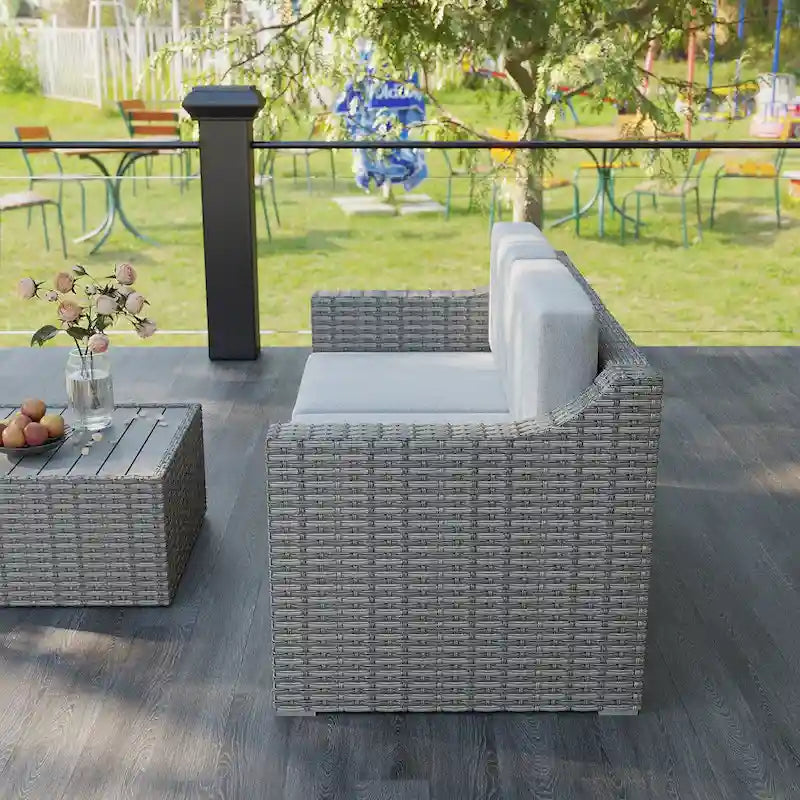 7 Piece Patio Sectional Conversation Set