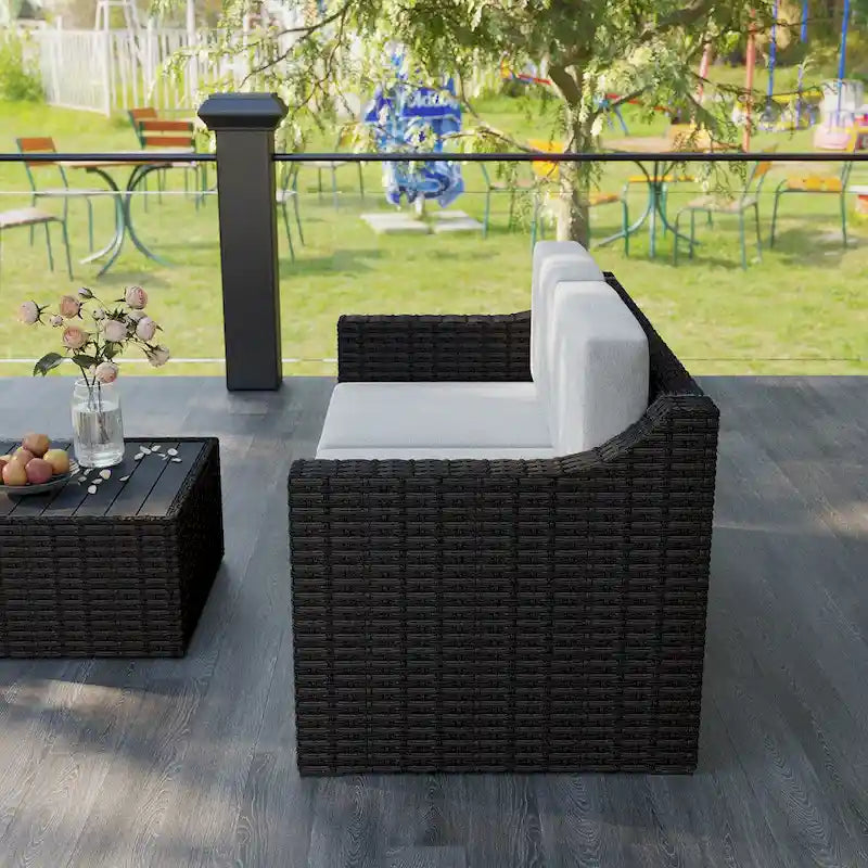7 Piece Patio Sectional Conversation Set