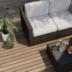7 Piece Patio Sectional Conversation Set