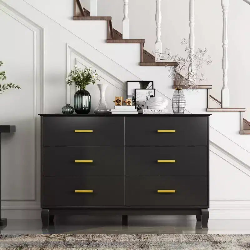 Famapy 6 Drawers Dresser Drawer Storage Chest of Drawers