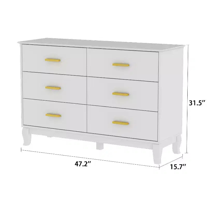 Commode de Rangement à 6 Tiroirs Famapy