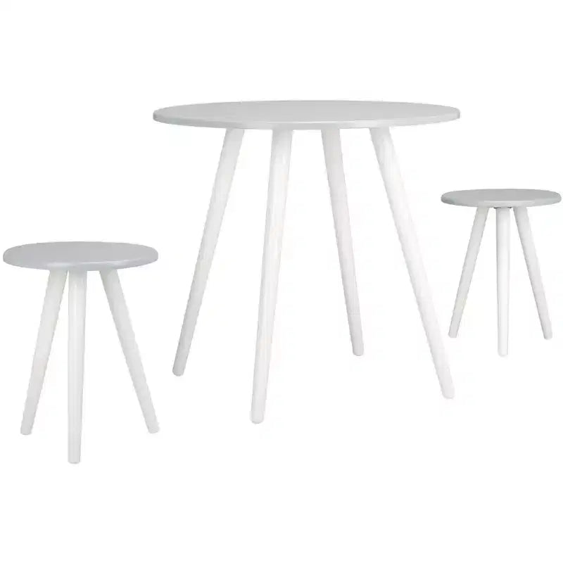 Ensemble de salle à manger 3 pièces Whitman - DNS1400A - Gris clair/Blanc - Safavieh