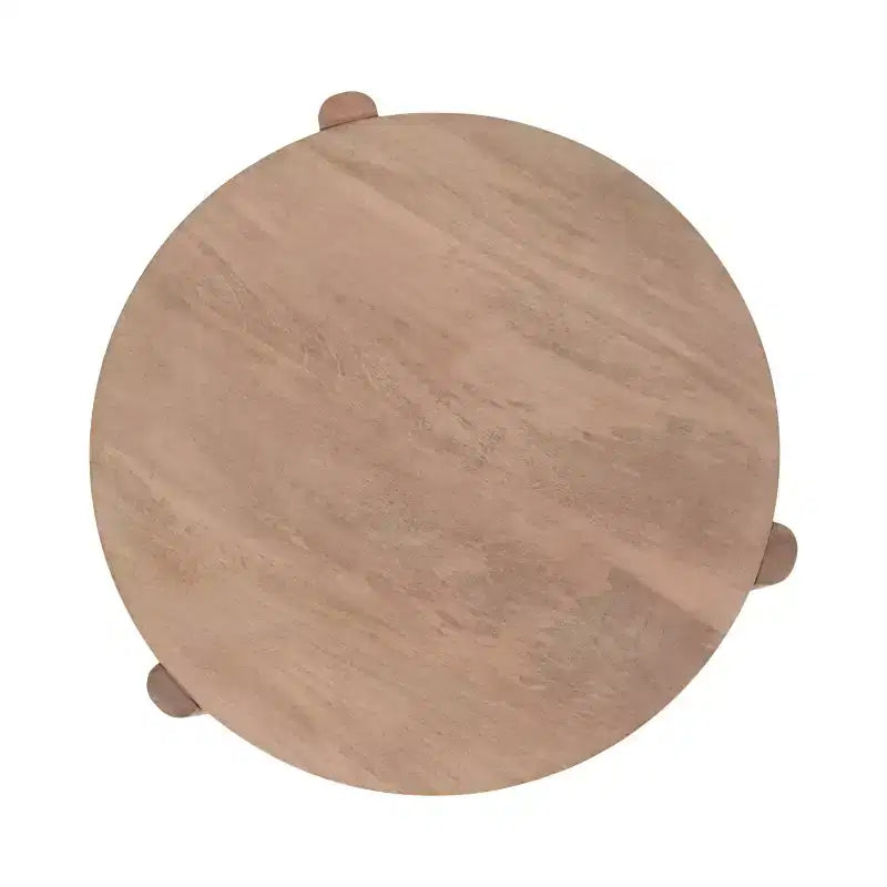 Table d'appoint en bois Vola de Kate et Laurel, 17x17x18, Naturel