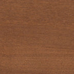 Lit plateforme queen en tissu gris et bois de noyer de style moderne du milieu du siècle avec table de chevet flottante