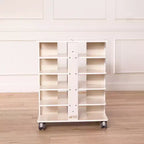 Tour de rangement mobile à 20 compartiments ECR4Kids et 20 bacs de rangement, 5x4, Meubles pour enfants