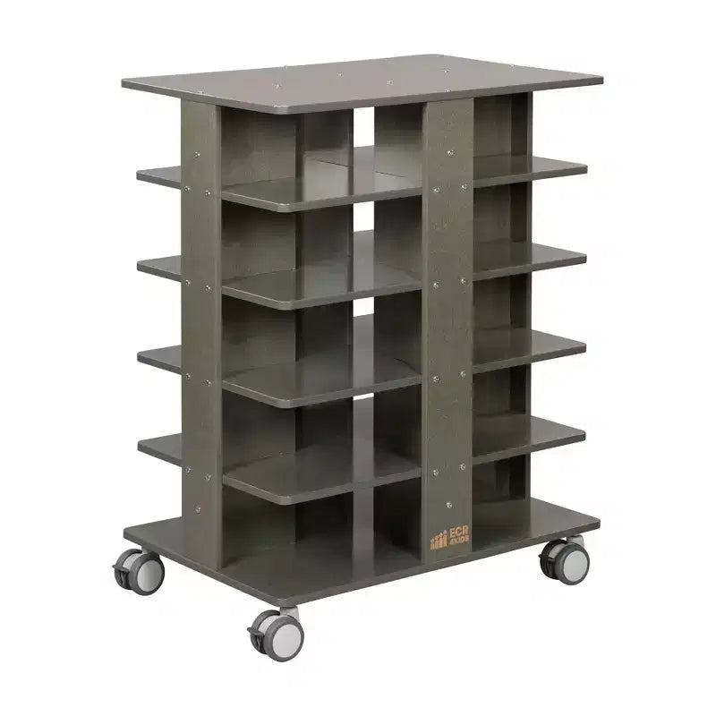 ECR4Kids 20-Compartment Mobile Storage Tower and 20 Cubby Bins, 5x4, Kids Furniture