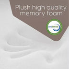 Matelas en mousse à mémoire de forme pliable en trois de 10 cm Milliard Premium