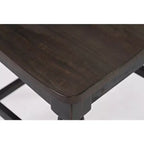 Jofran, tabouret de comptoir à dossier échelle (lot de 2), noir
