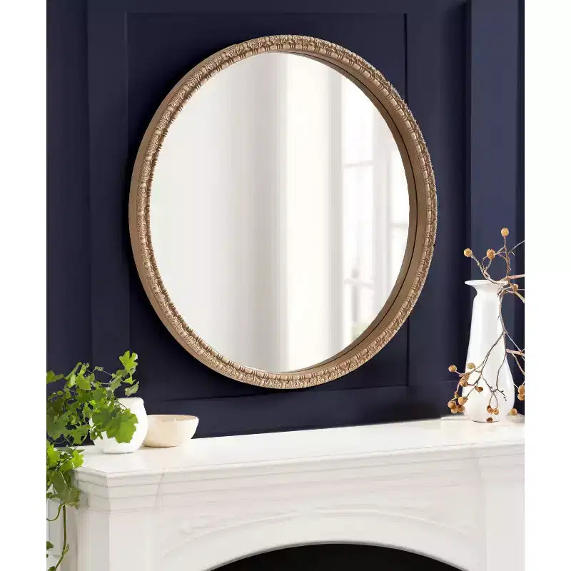 Miroir décoratif rond Stallworth 30x30 Kate & Laurel All Things Decor