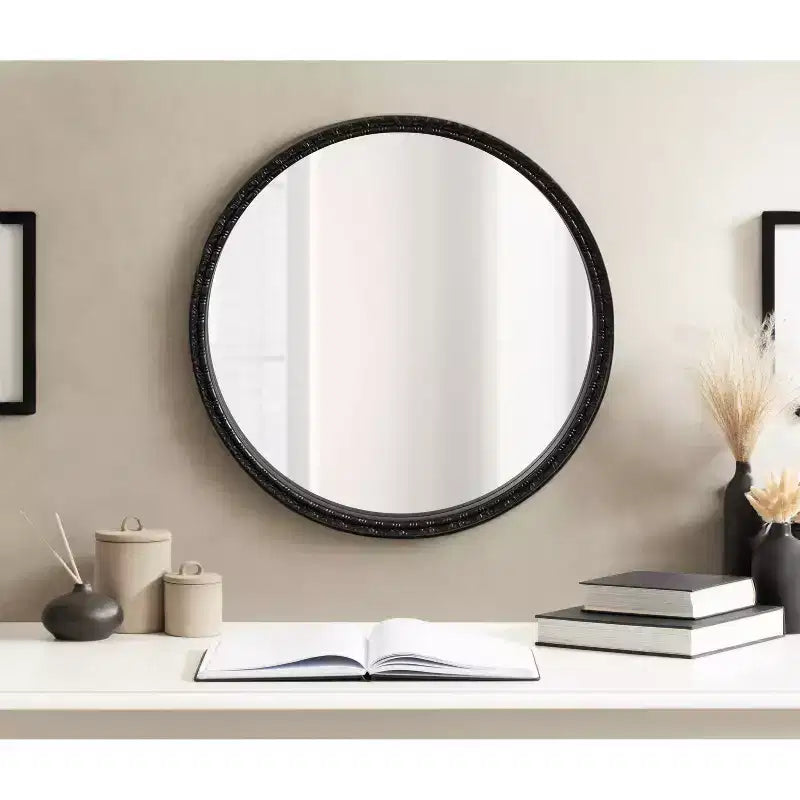 Miroir décoratif rond Stallworth 30x30 Kate & Laurel All Things Decor
