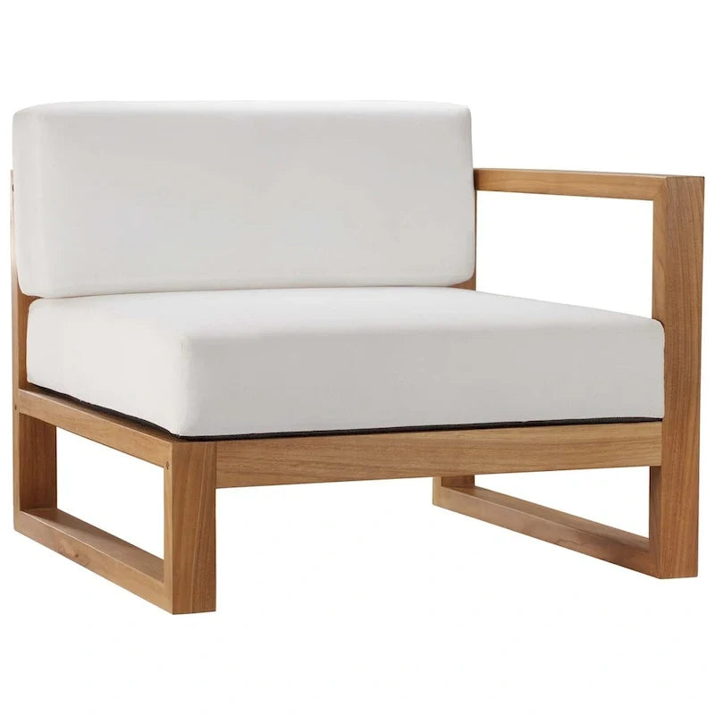 Ensemble de mobilier de jardin 4 pièces en teck Upland