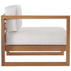 Ensemble de mobilier de jardin 4 pièces en teck Upland