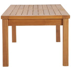Ensemble de mobilier de jardin 4 pièces en teck Upland