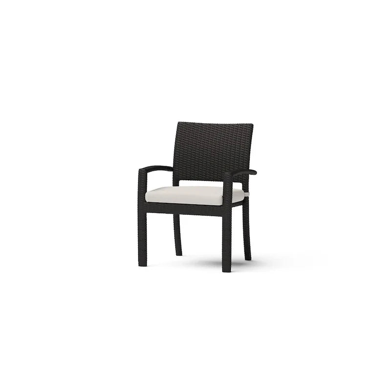 Ensemble de patio Portofino Comfort 17 pièces en bois de luxe avec mouvement et toile Sunbrella