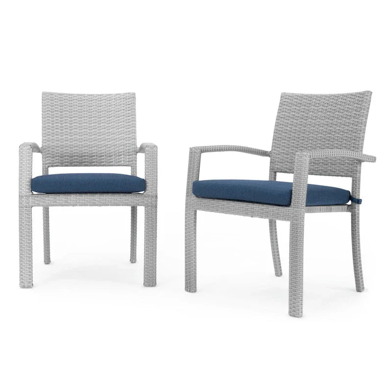 Ensemble de patio Portofino Comfort 17 pièces en bois de luxe avec mouvement et toile Sunbrella