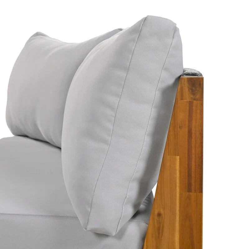 6 Person Outdoor Seating Group with Cushions and A Coffee Table