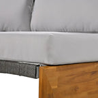 6 Person Outdoor Seating Group with Cushions and A Coffee Table