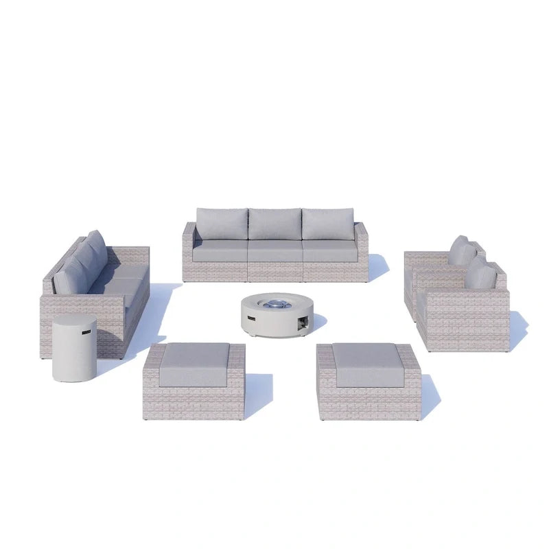 Avalon 12-Piece Fire Seating Set