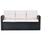 6 PCS Outdoor Patio Set Dining Conversation Sectional Set for 7