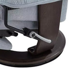 Fauteuil inclinable pivotant et réglable BenchMaster Annika en tissu bleu ciel