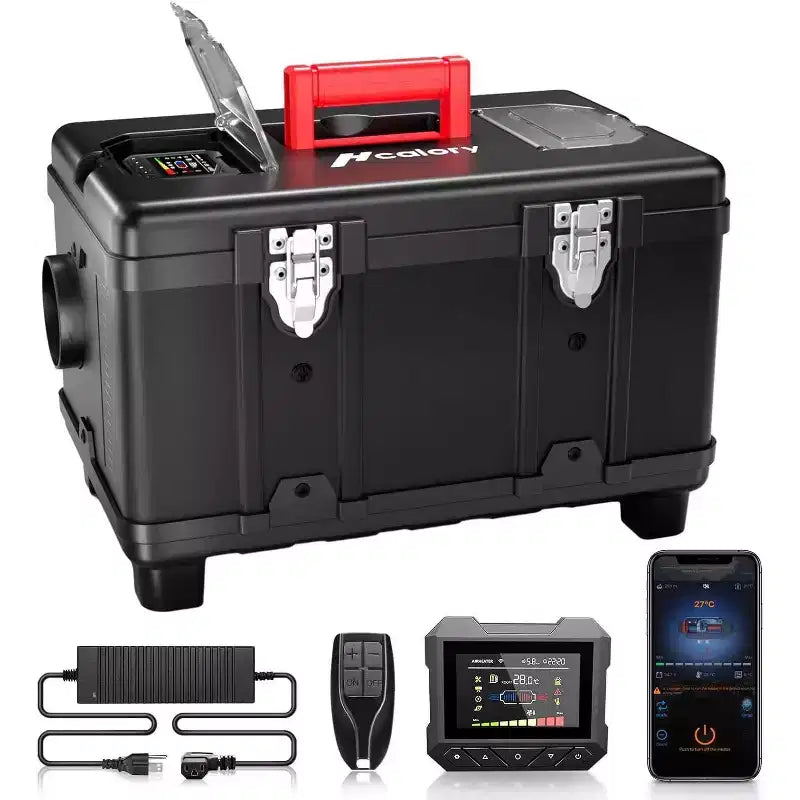 Hcalory Rapid Heating 5KW-8KW Diesel Heater Altitude Adjustment with Smart App Control