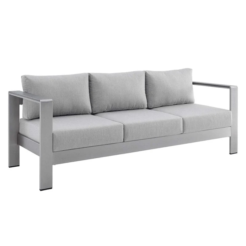 Canapé d'extérieur en aluminium avec tissu Sunbrella de Shore